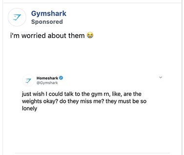 Gymshark ad is true to its audience
