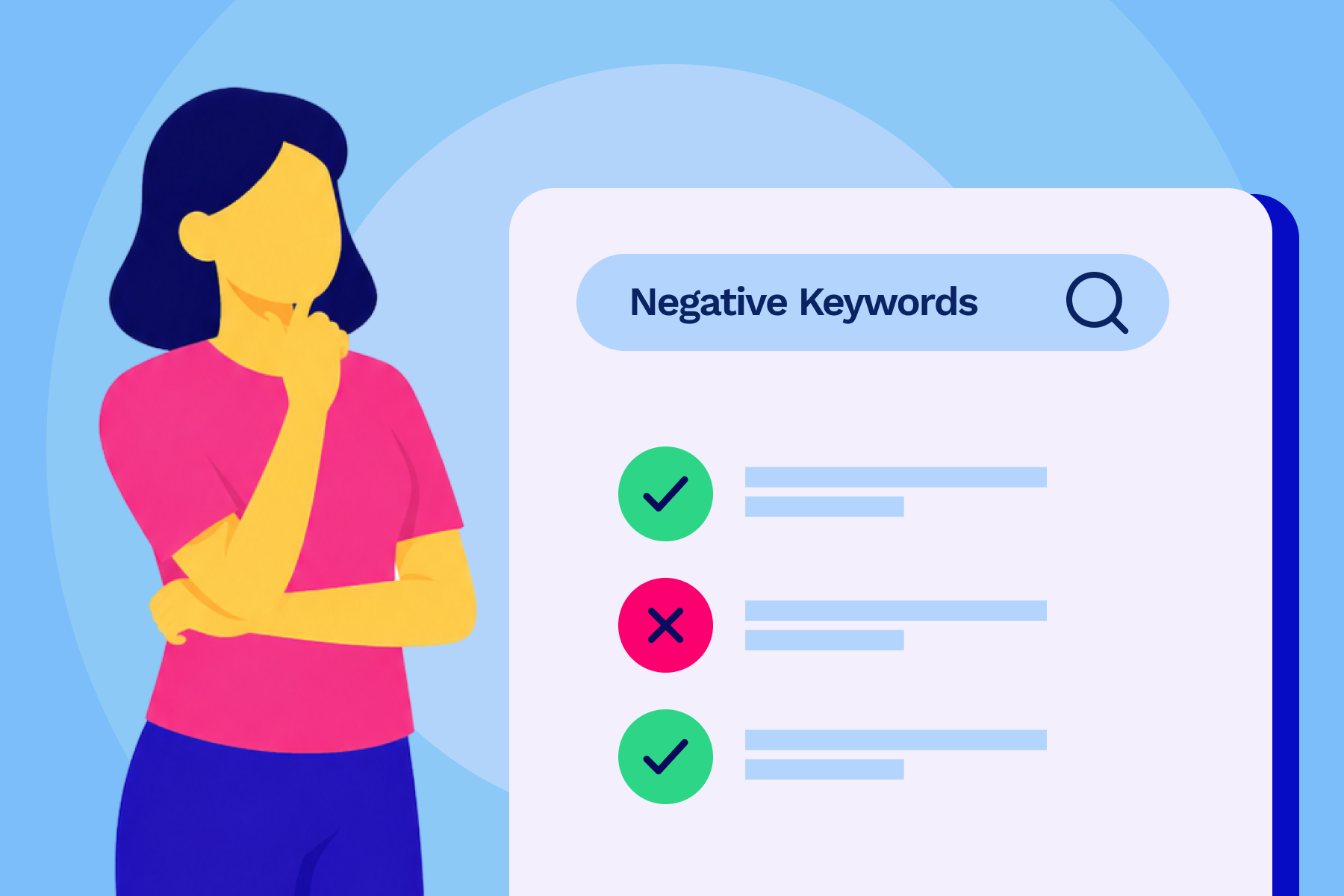 negative keywords